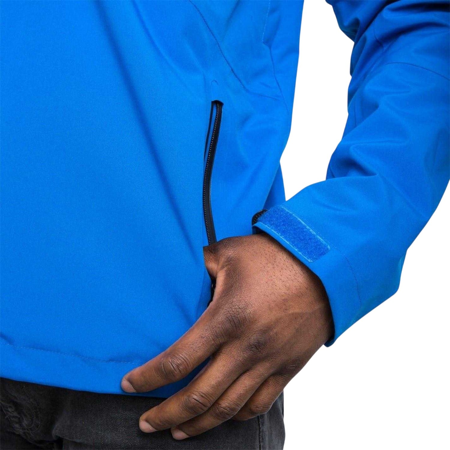 Electric Blue - Side - DLX Mens Kumar Waterproof Jacket