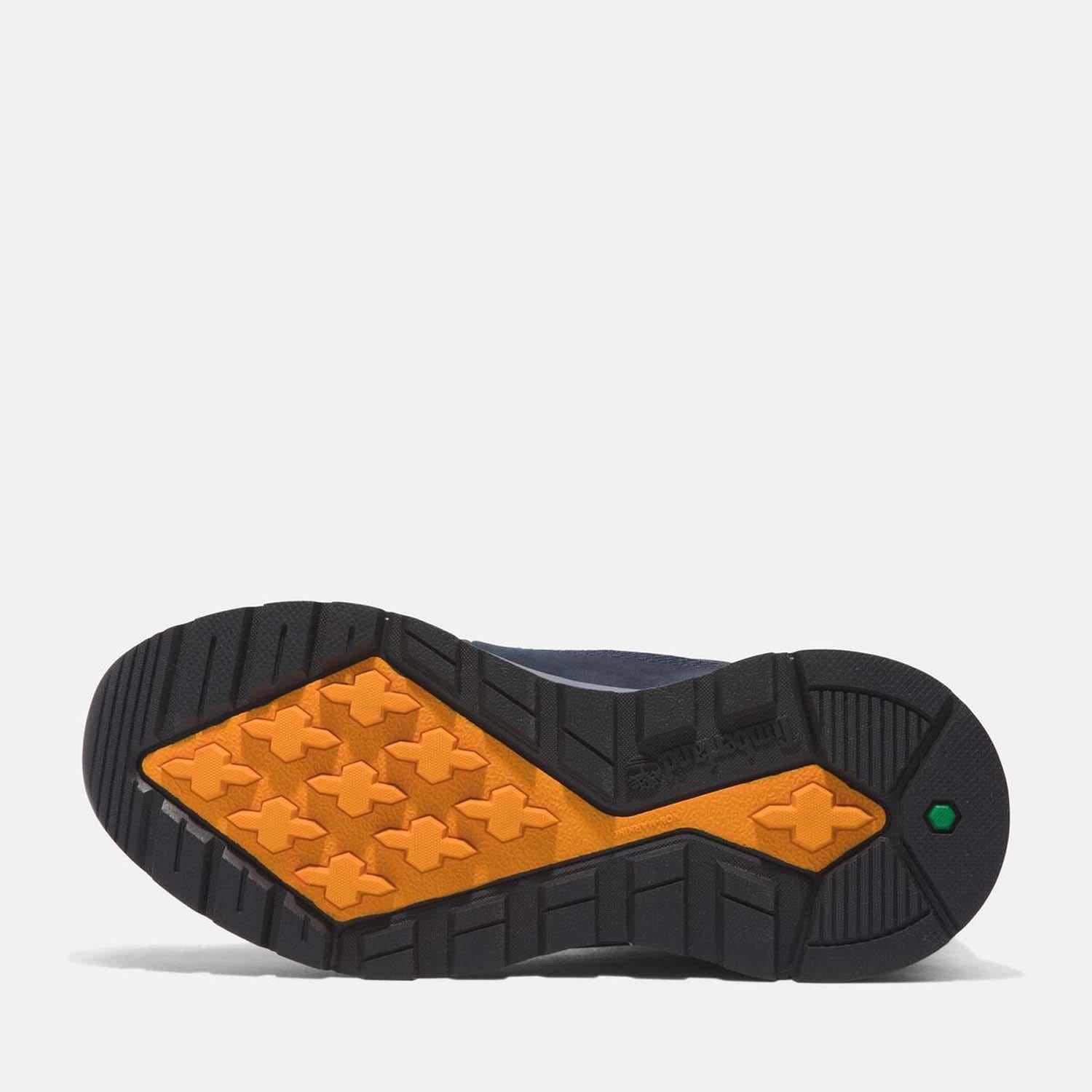 Navy - Pack Shot - Timberland Childrens-Kids Killington Leather Mid Cut Trekking Boots