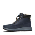 Navy - Side - Timberland Childrens-Kids Killington Leather Mid Cut Trekking Boots