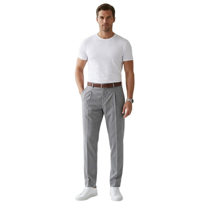 Dark Blue - Side - Boss Mens Kaito1 Slim Trousers