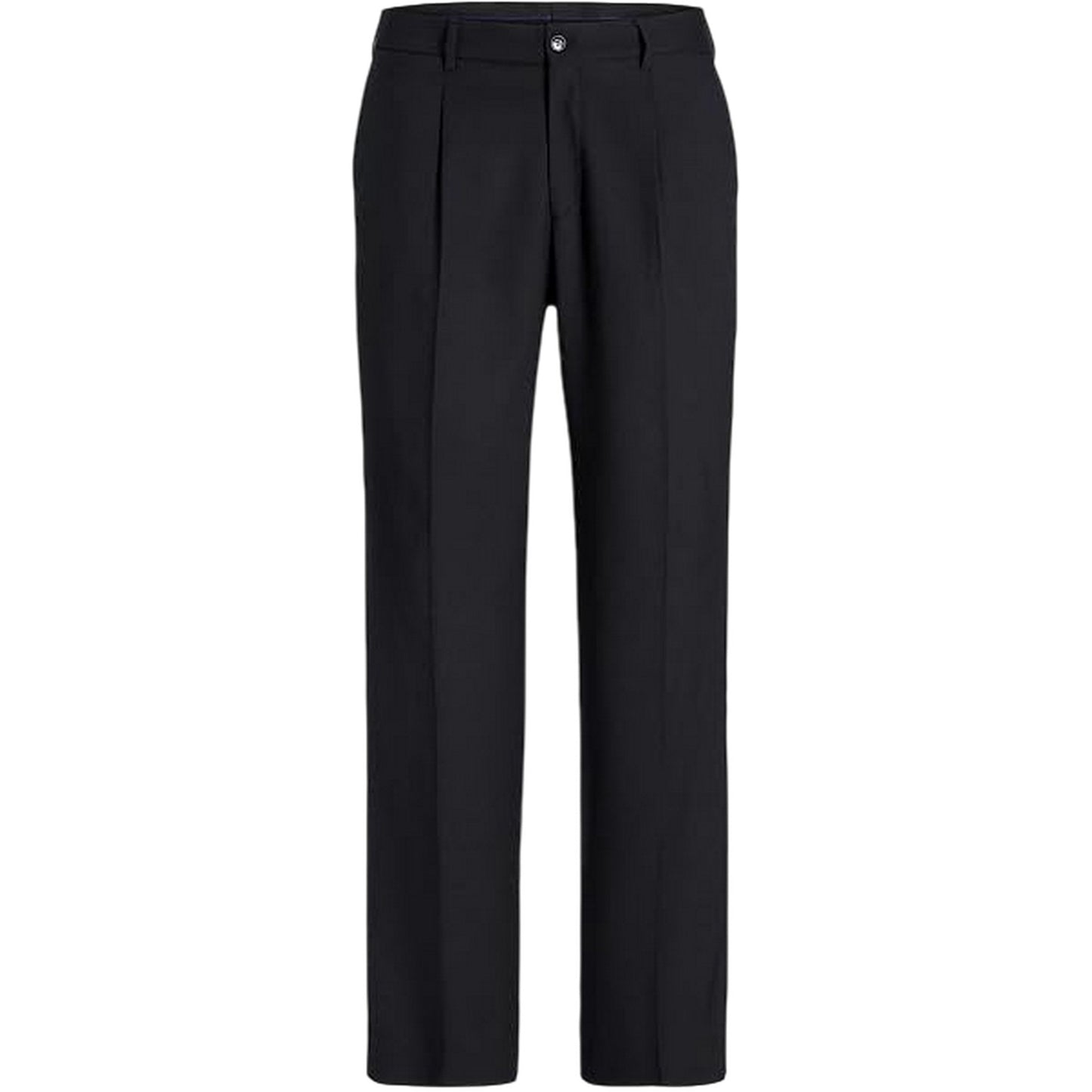 Black - Front - Jack And Jones Mens Regular Trousers