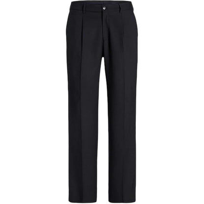 Black - Front - Jack And Jones Mens Regular Trousers