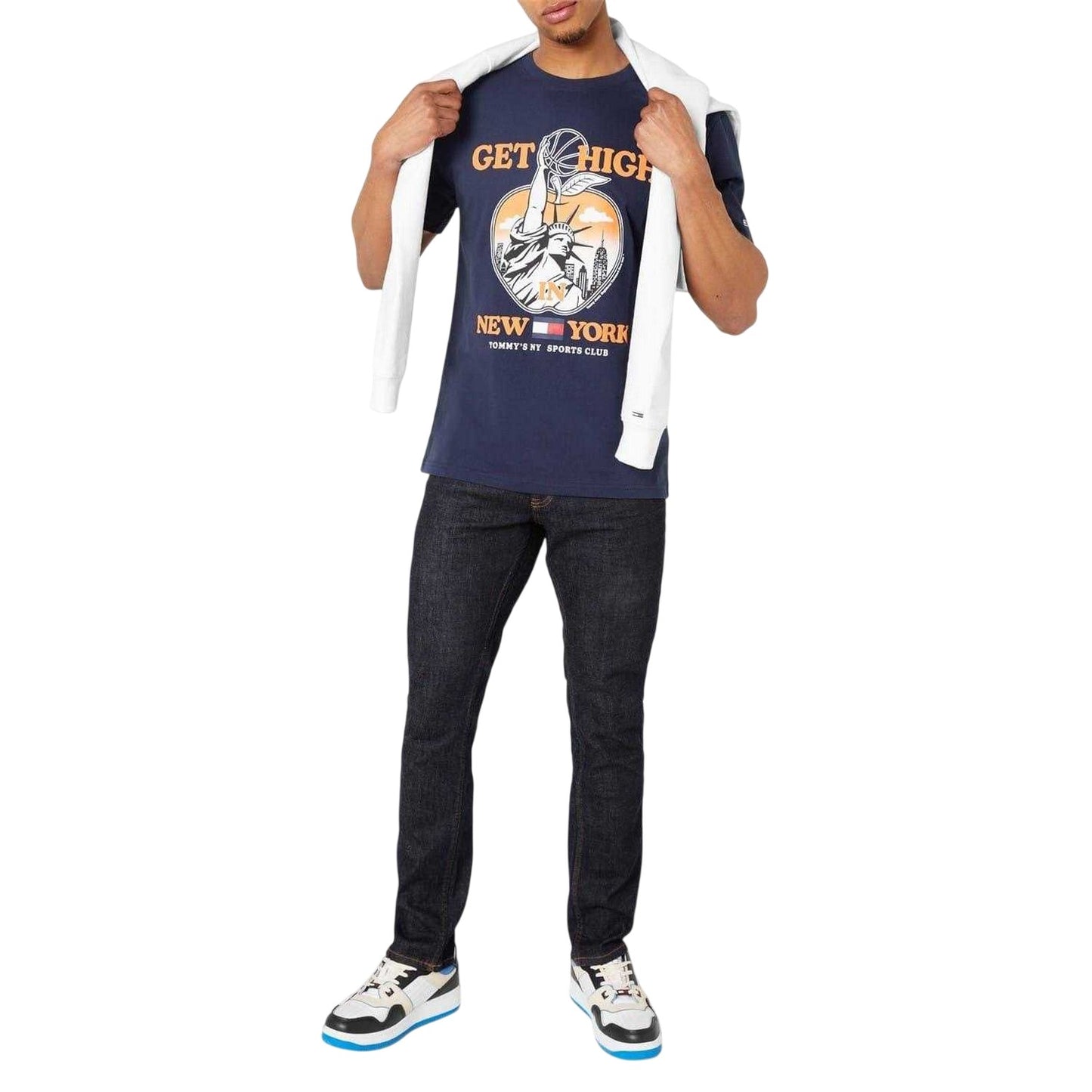 Denim Blue - Lifestyle - Tommy Jeans Mens Scanton Slim Jeans