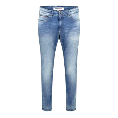 Light Blue - Front - Tommy Jeans Mens Scanton Slim Jeans