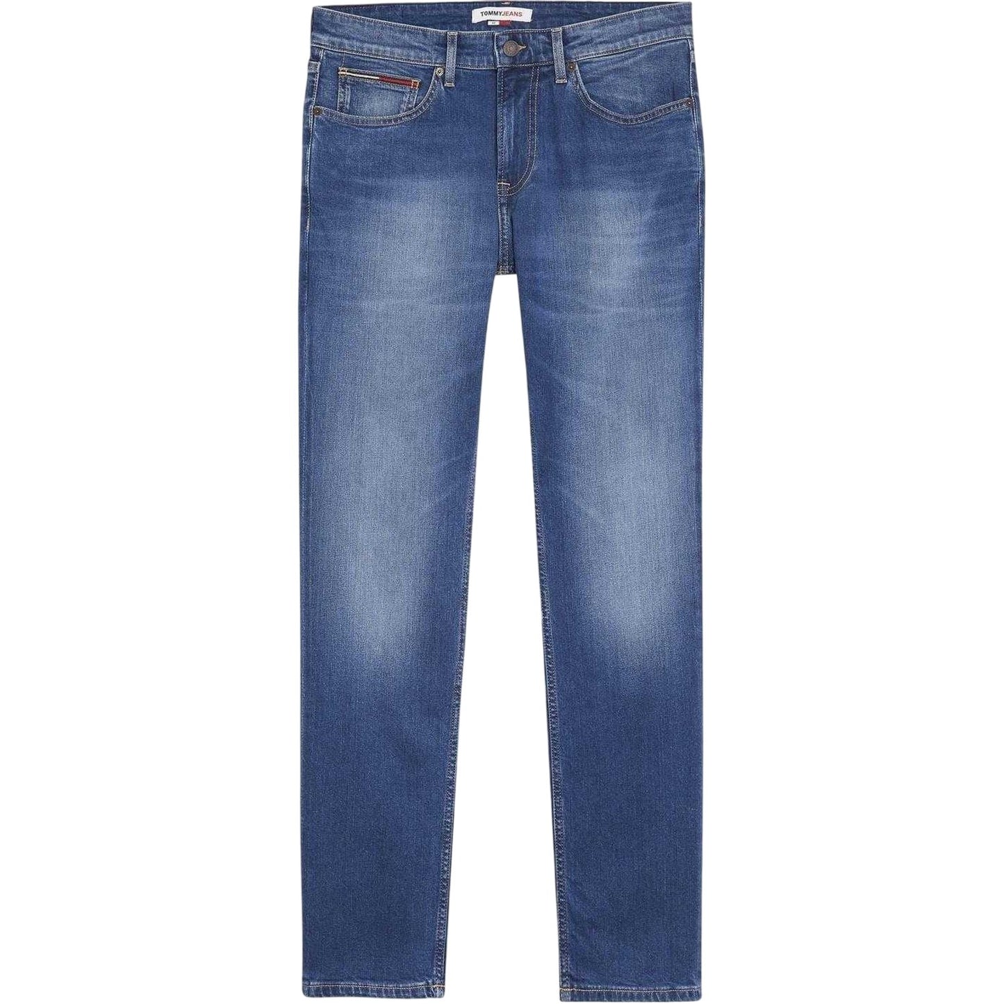 Light Wash - Front - Tommy Jeans Mens Scanton Slim Jeans