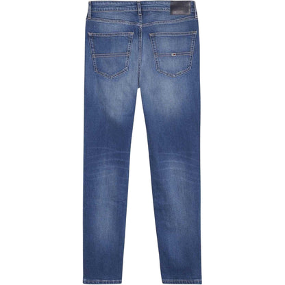 Light Wash - Back - Tommy Jeans Mens Scanton Slim Jeans