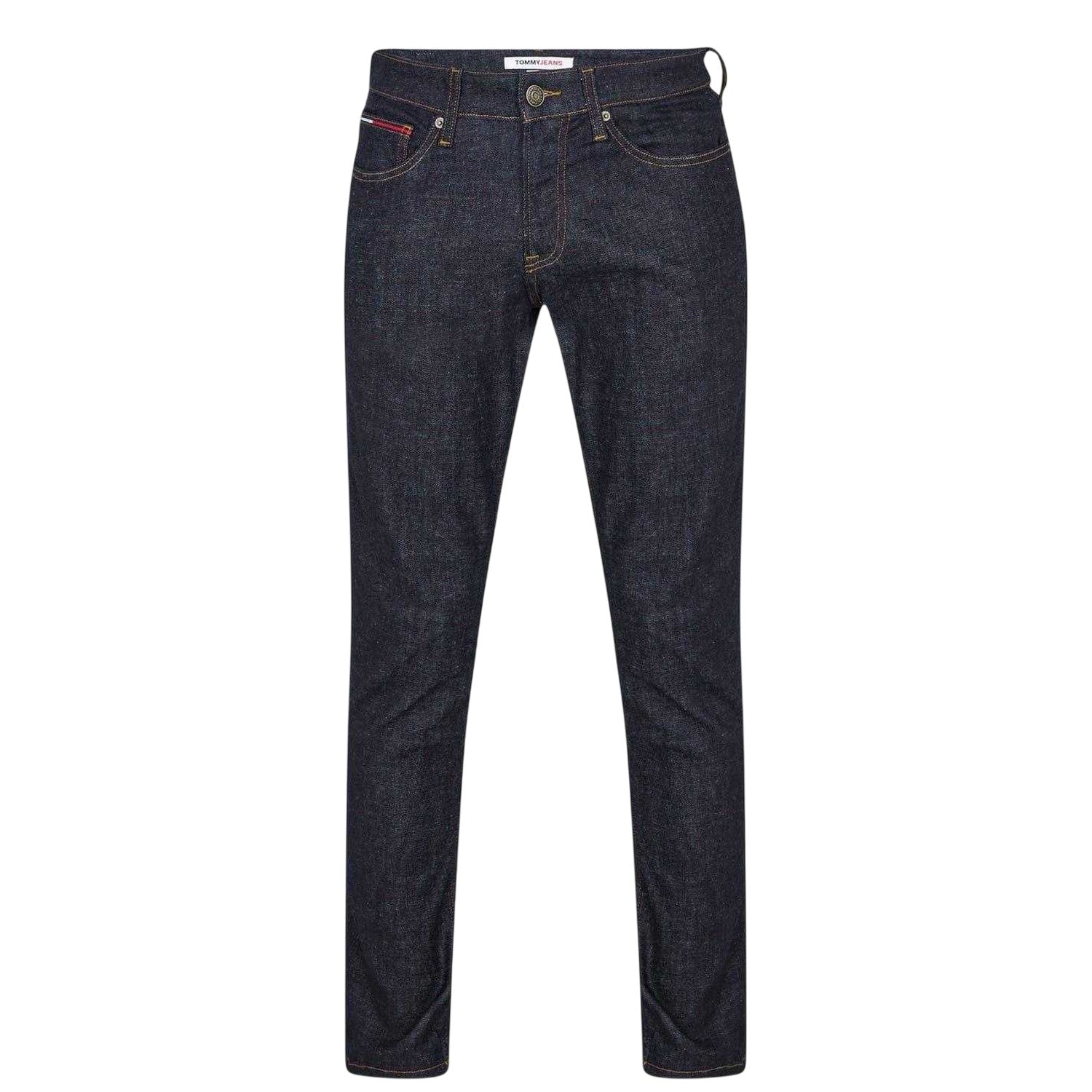 Denim Blue - Front - Tommy Jeans Mens Scanton Slim Jeans