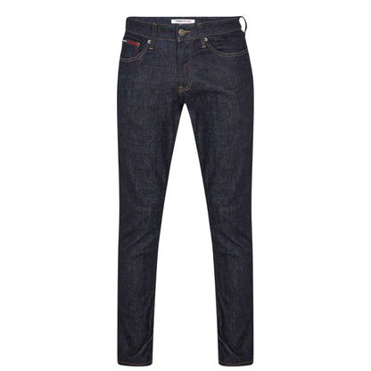 Denim Blue - Front - Tommy Jeans Mens Scanton Slim Jeans