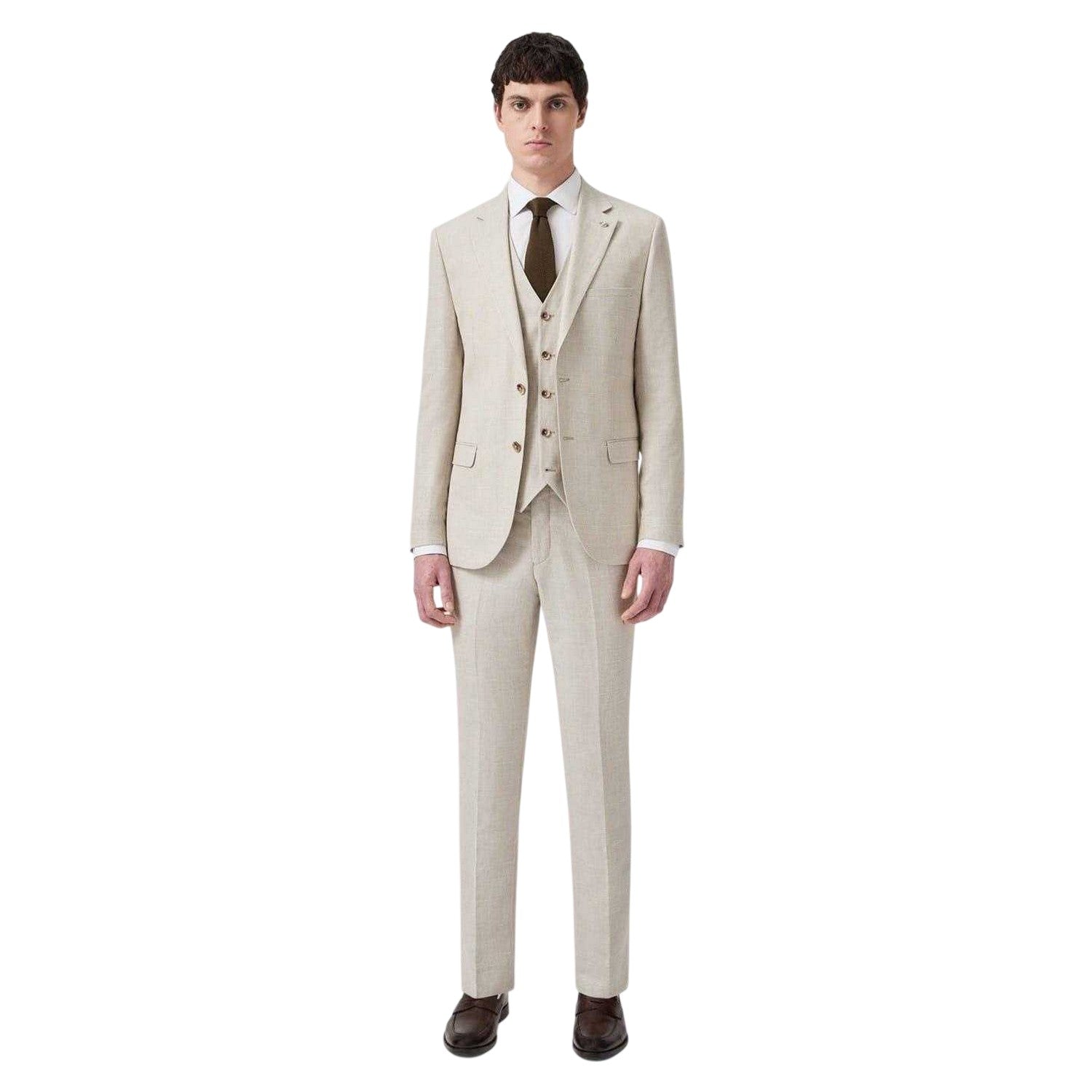 Grey - Lifestyle - Twisted Tailor Mens Slim Trousers