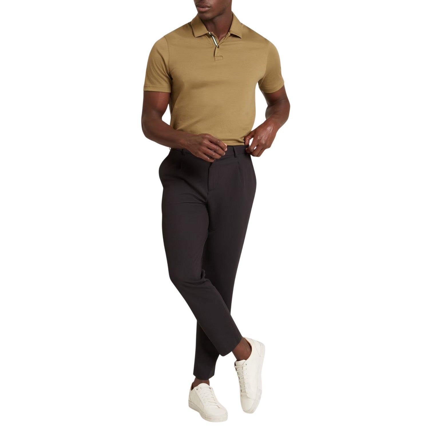 Black - Lifestyle - Ted Baker Mens Textured Trousers