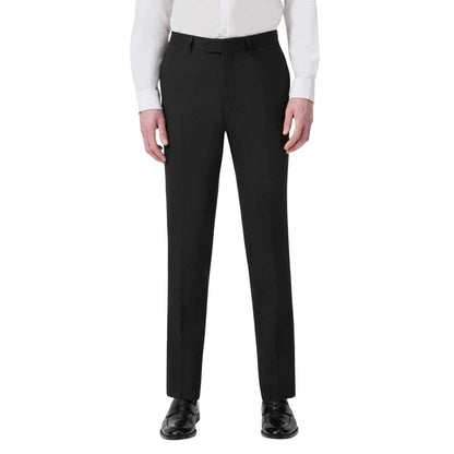 Black - Front - Twisted Tailor Mens Wedding Formal Trousers