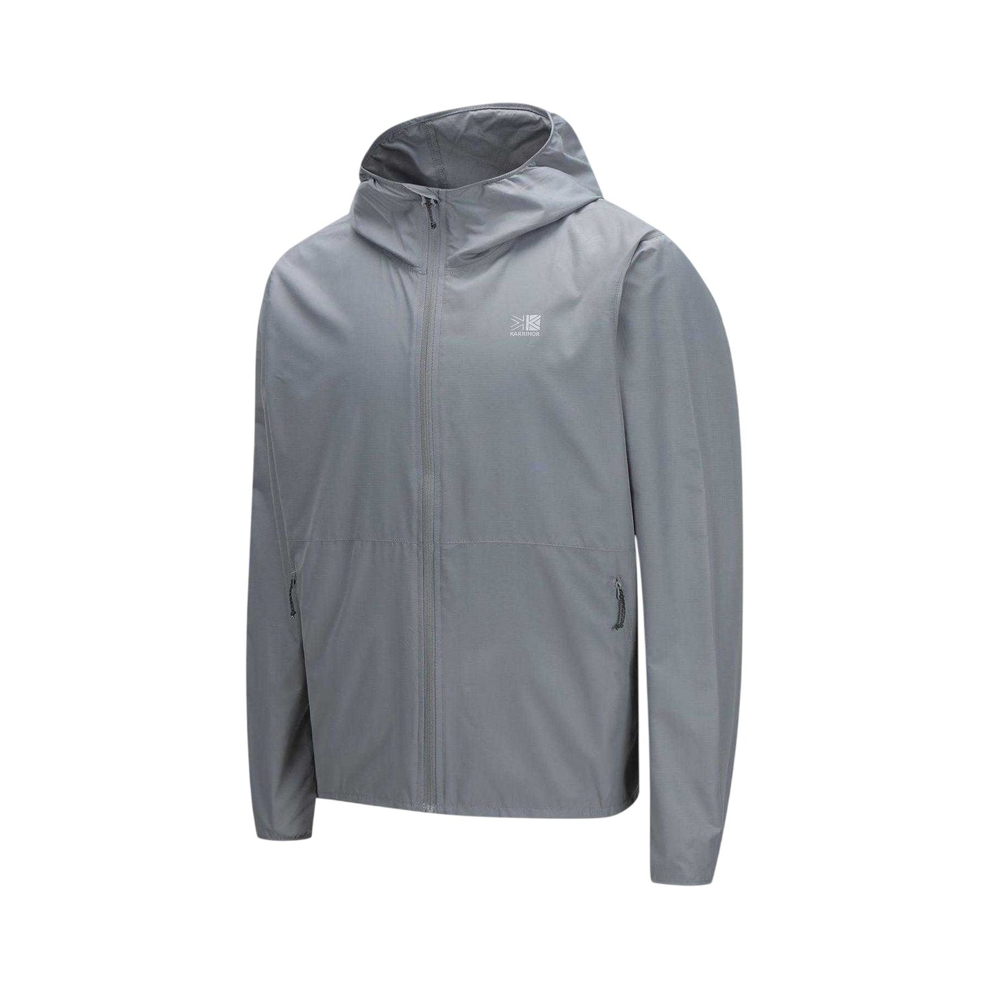 Charcoal - Side - Karrimor Mens Sierra Water Resistant Hooded Jacket