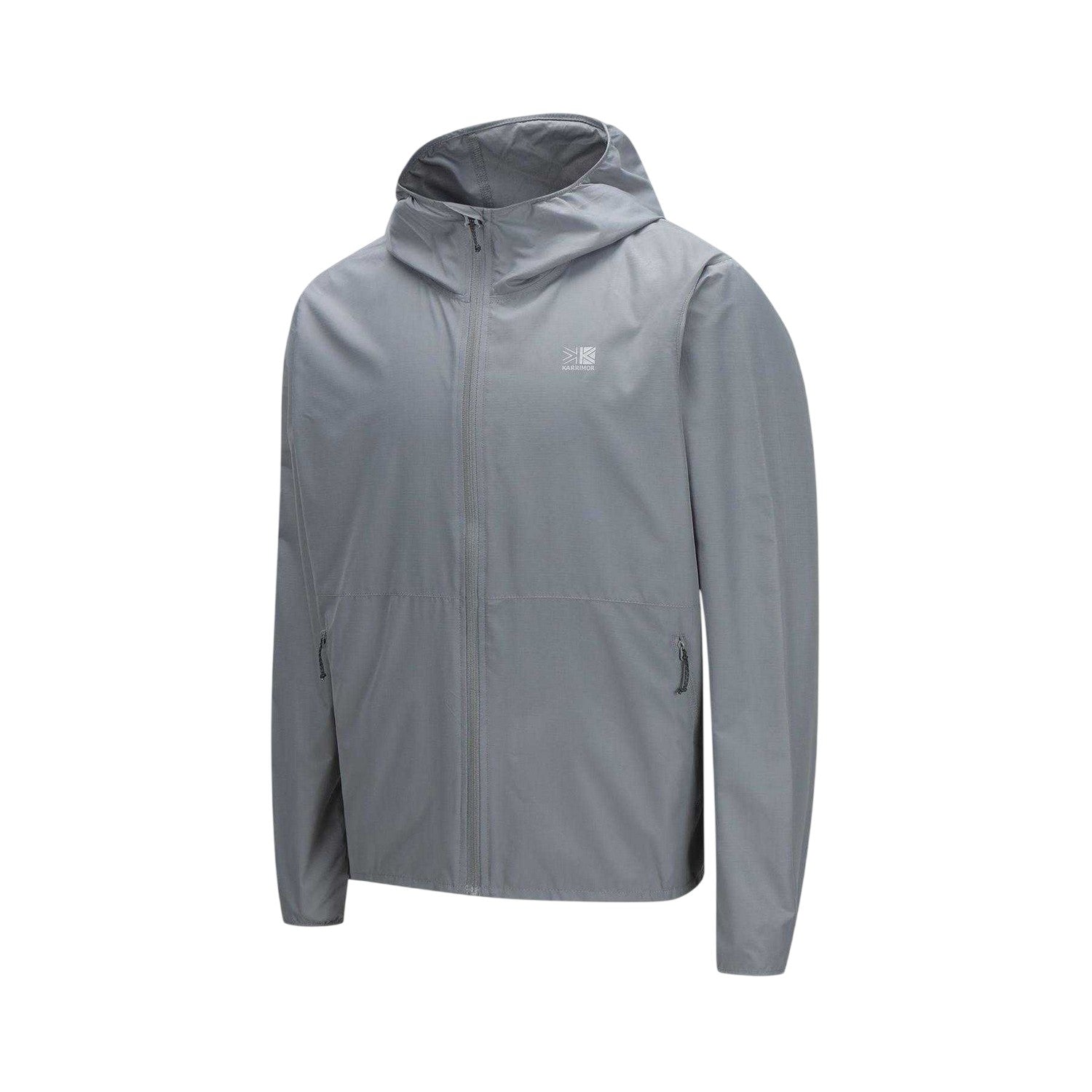 Charcoal - Side - Karrimor Mens Sierra Water Resistant Hooded Jacket