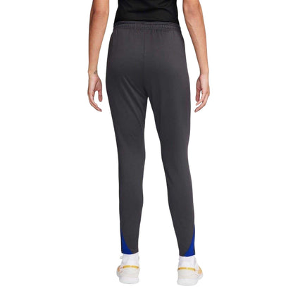 Grey - Back - Nike Womens-Ladies 2024-2025 FC Barcelona Tapered Tracksuit Bottoms