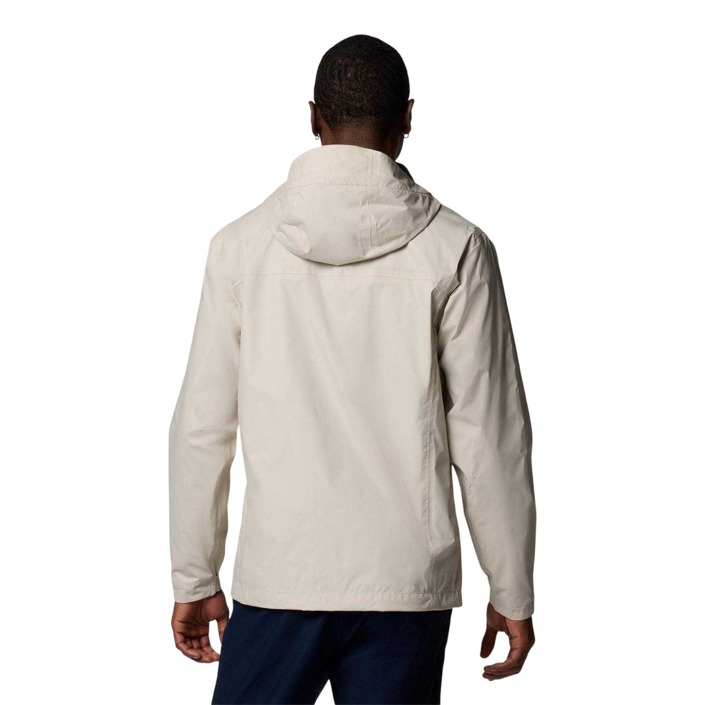 Beige - Back - Columbia Mens Watertight II Waterproof Jacket