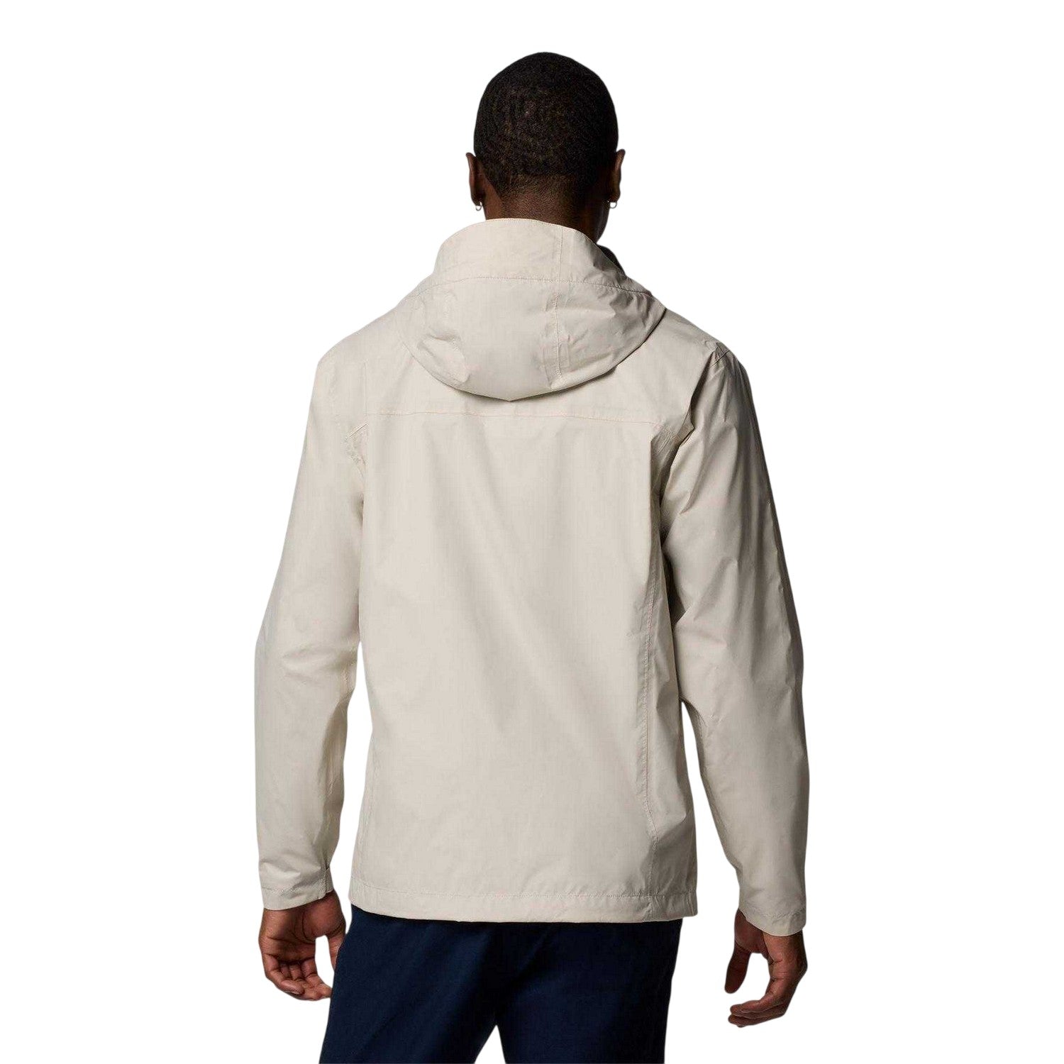 Beige - Back - Columbia Mens Watertight II Waterproof Jacket