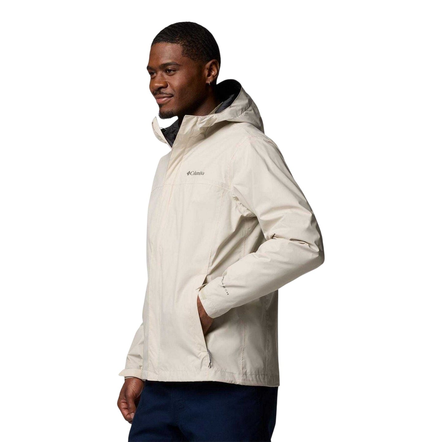 Beige - Lifestyle - Columbia Mens Watertight II Waterproof Jacket