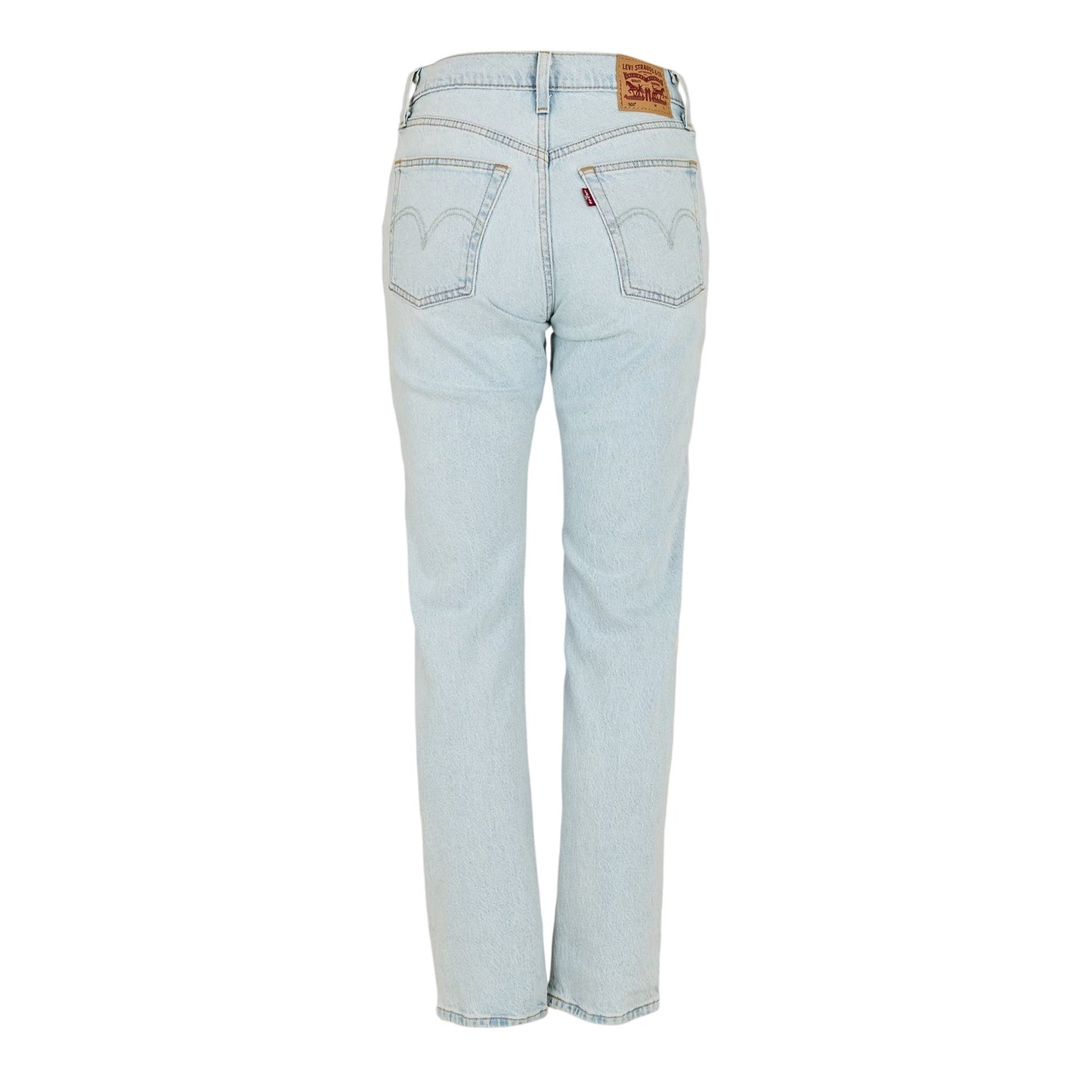 Stepped Away - Back - Levis Womens-Ladies 501 5 Pockets Straight Leg Jeans