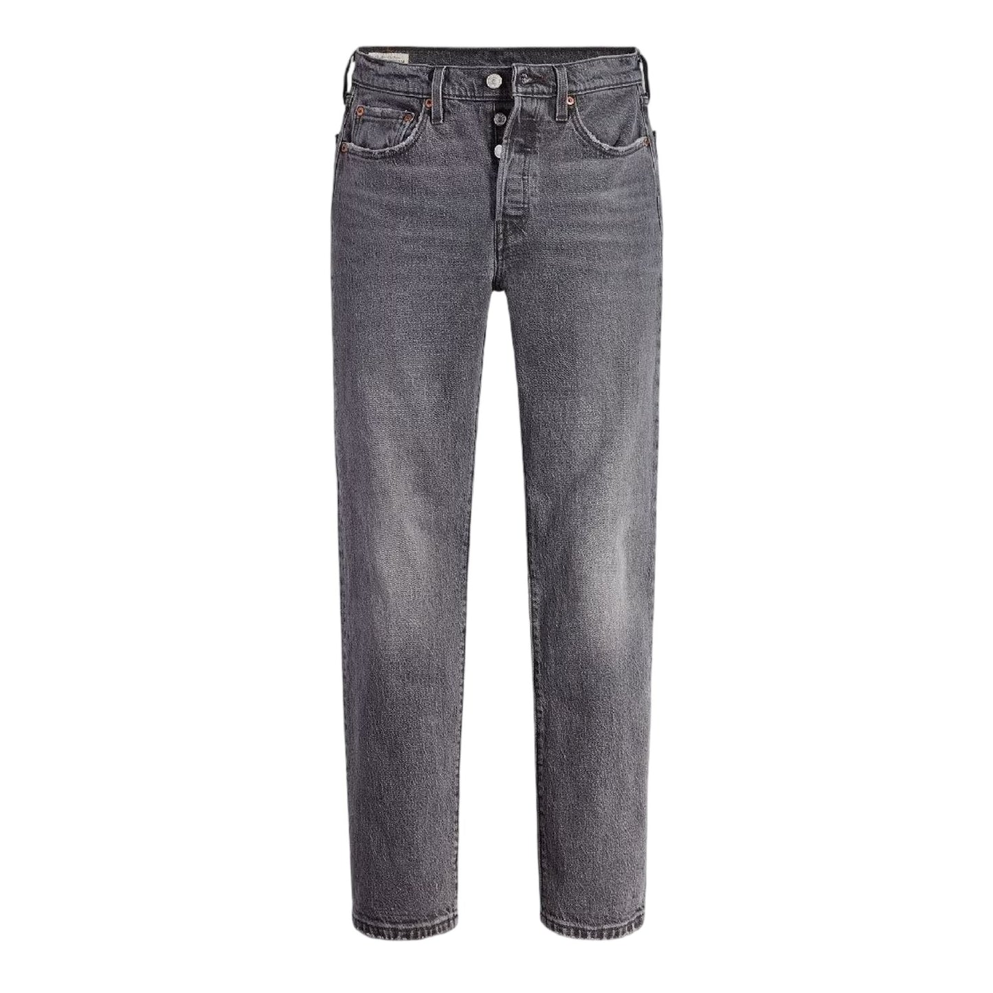 Swan Island - Front - Levis Womens-Ladies 501 5 Pockets Straight Leg Jeans