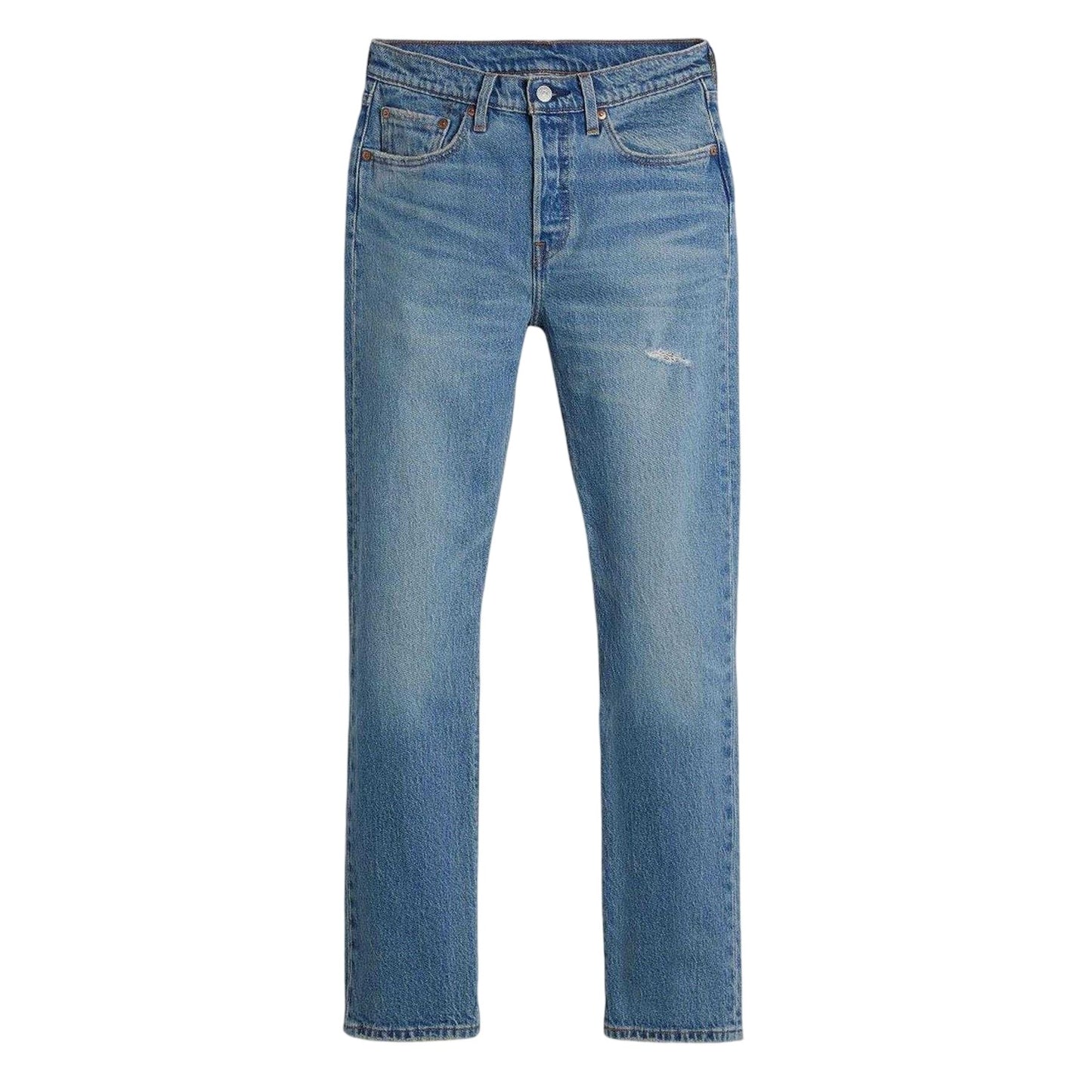 Switch Stitch - Front - Levis Womens-Ladies 501 5 Pockets Straight Leg Jeans