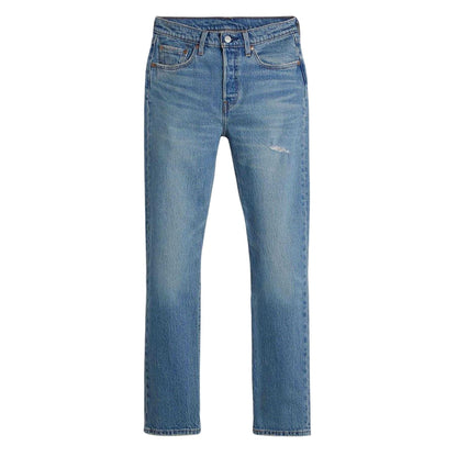 Switch Stitch - Front - Levis Womens-Ladies 501 5 Pockets Straight Leg Jeans