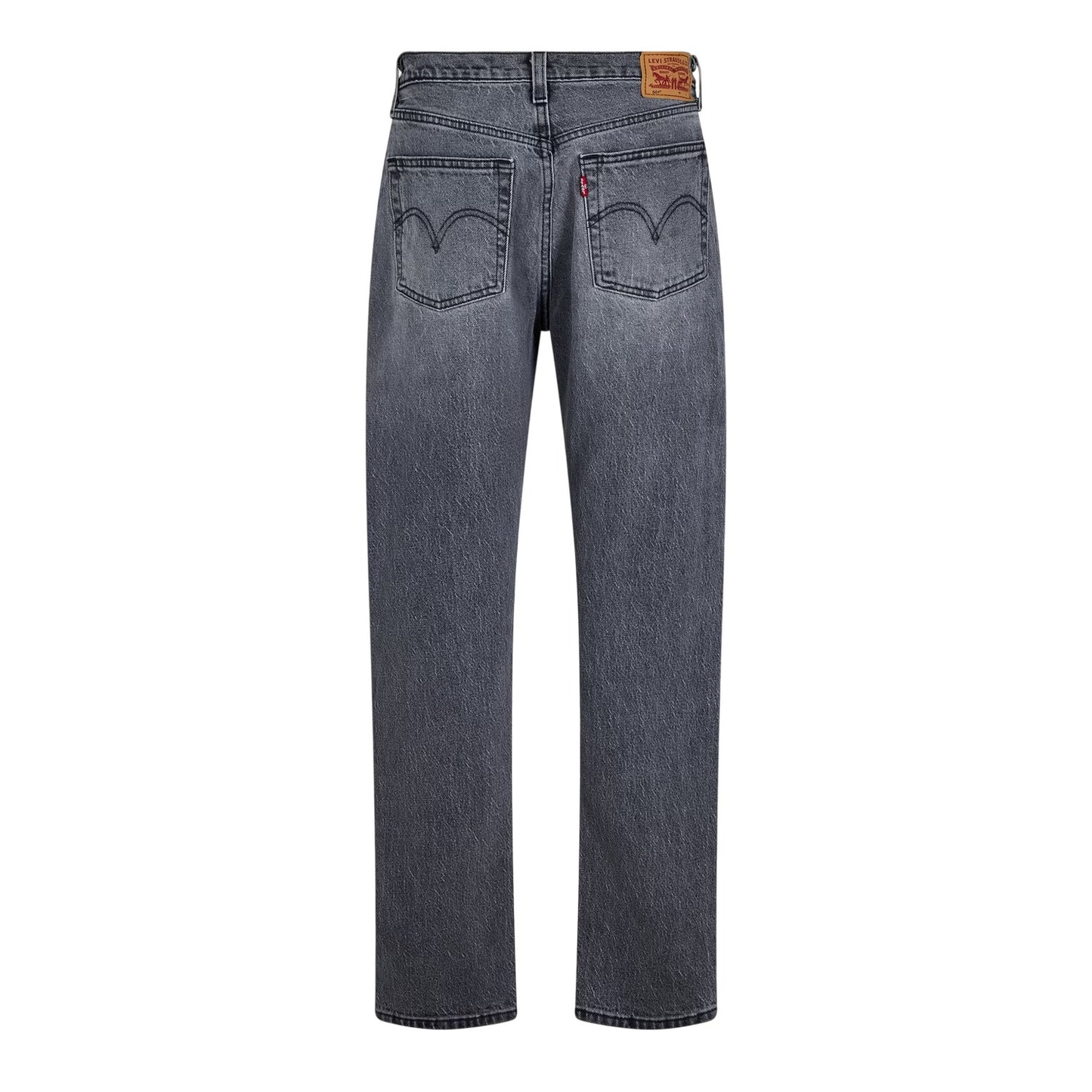 Porcini Haze - Back - Levis Womens-Ladies 501 5 Pockets Straight Leg Jeans