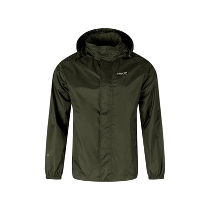 Khaki - Front - Minoti Mens Packaway Waterproof Jacket