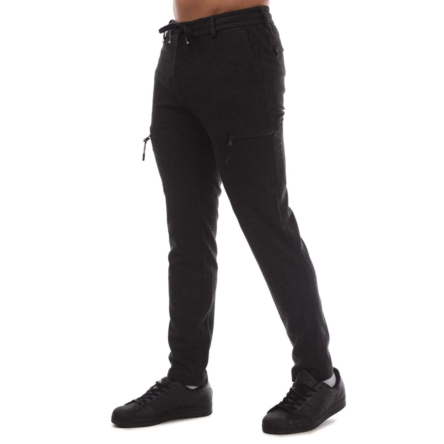 Grey - Back - Hugo Boss Mens Kane-DS Cargo Trousers