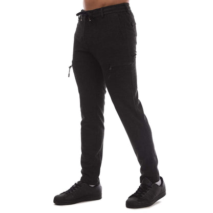 Grey - Back - Hugo Boss Mens Kane-DS Cargo Trousers