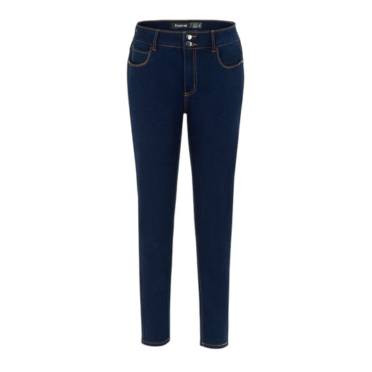 Navy - Front - Firetrap Womens-Ladies Cotton Skinny Jeans