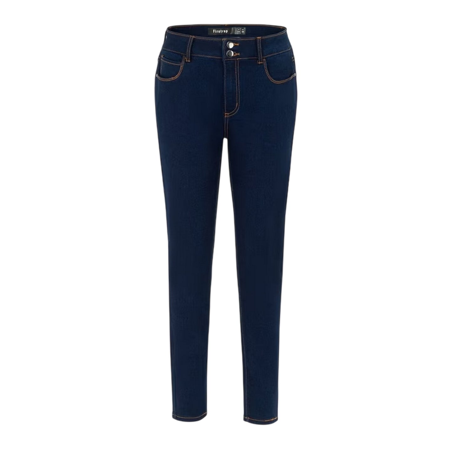 Navy - Front - Firetrap Womens-Ladies Cotton Skinny Jeans