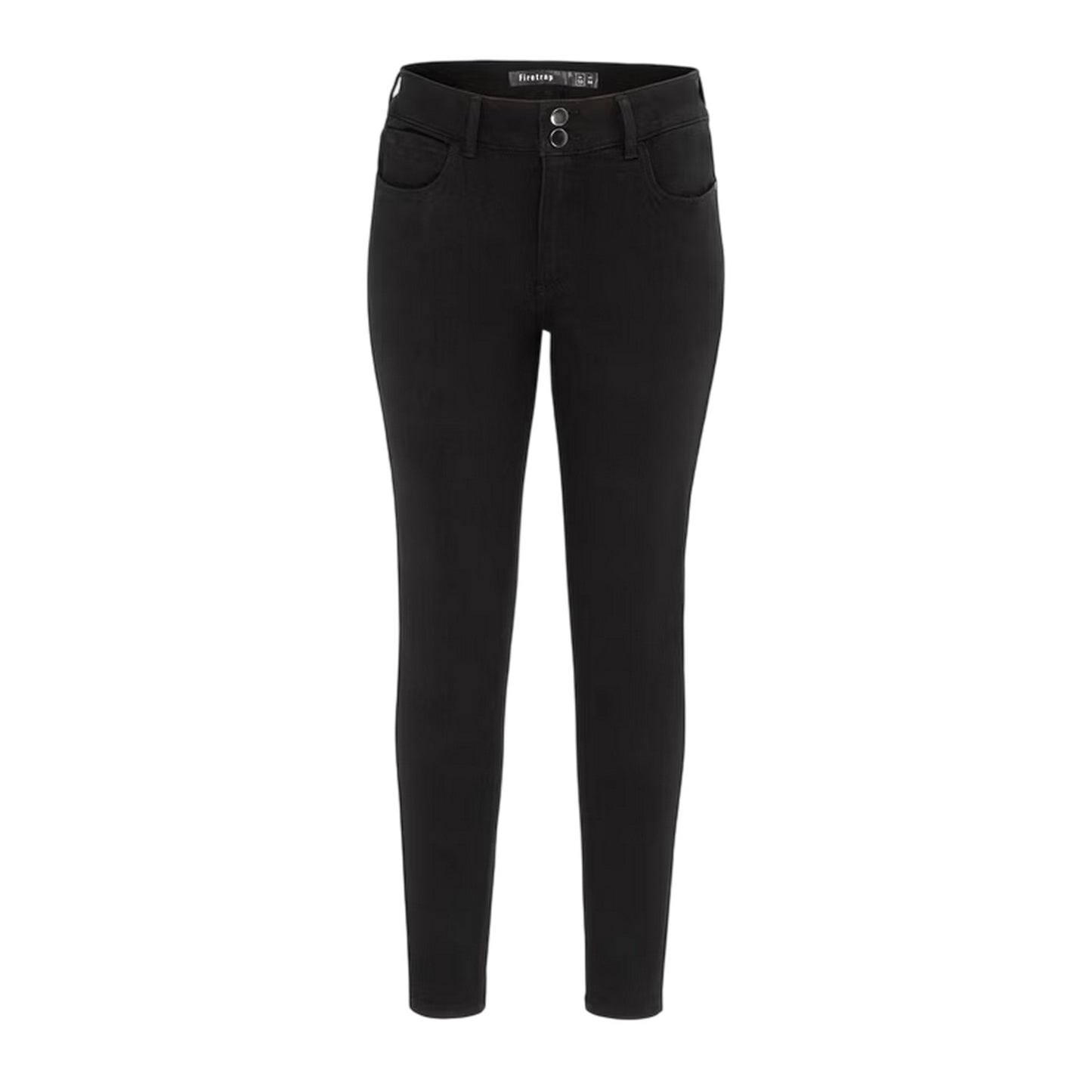 Black - Front - Firetrap Womens-Ladies Cotton Skinny Jeans