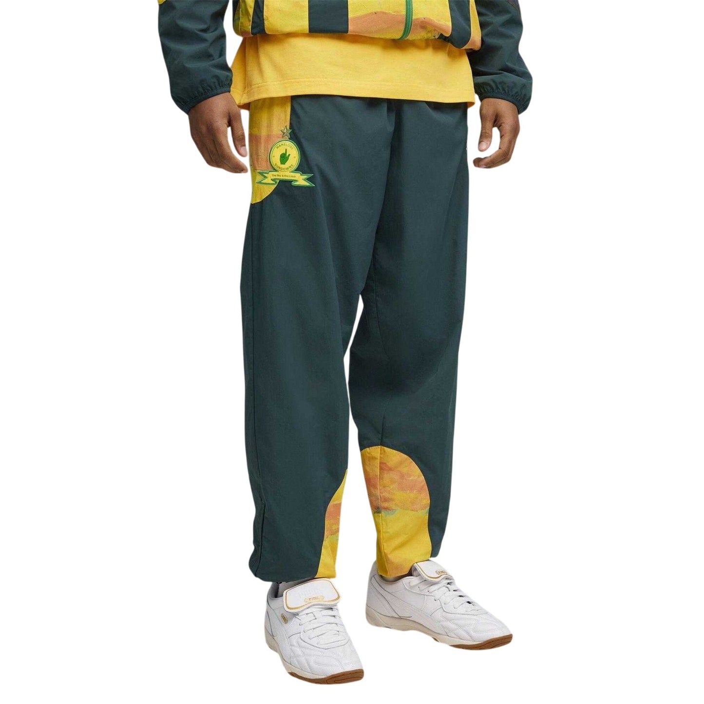 Green - Lifestyle - Puma Mens Mamelodi Sundowns FC Comfort Tracksuit Bottoms