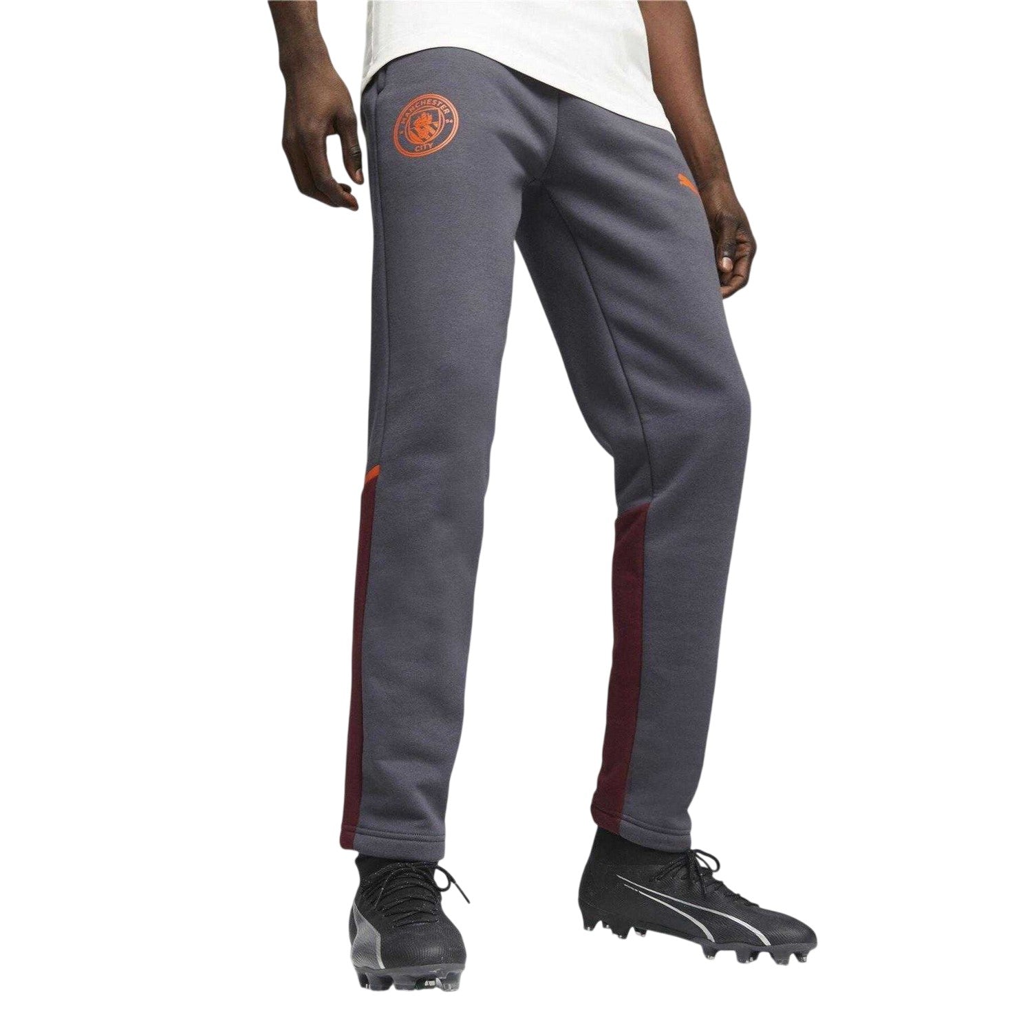Grey - Lifestyle - Puma Mens Casuals Manchester City FC Tracksuit Bottoms