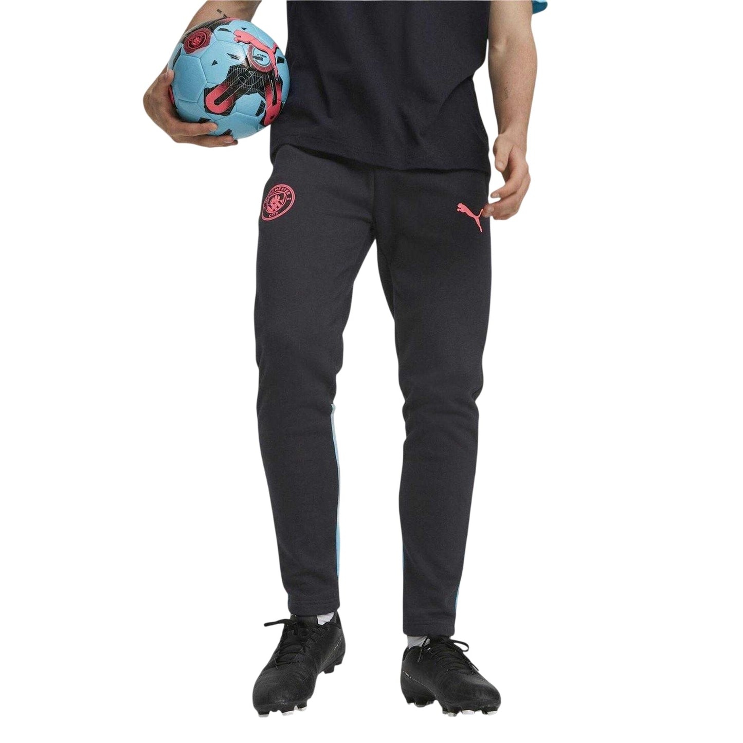 Dark Navy - Lifestyle - Puma Mens Casuals Manchester City FC Tracksuit Bottoms