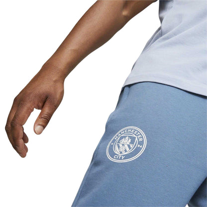 Deep Dive - Side - Puma Mens Casuals Manchester City FC Tracksuit Bottoms