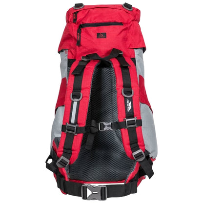 Red Tone - Back - Trespass Trekking 33L Rucksack