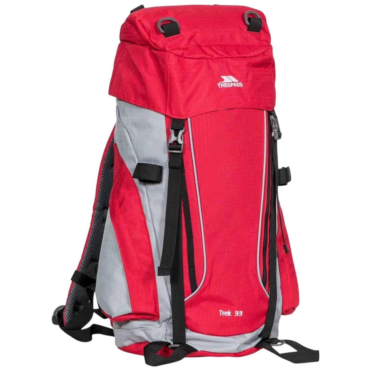 Red Tone - Side - Trespass Trekking 33L Rucksack