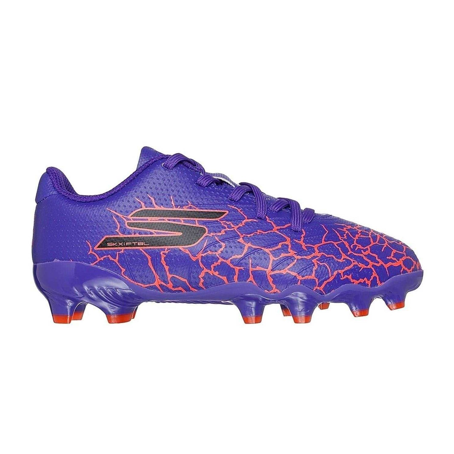 Purple - Front - Skechers Childrens-Kids Firm Ground Football Boots