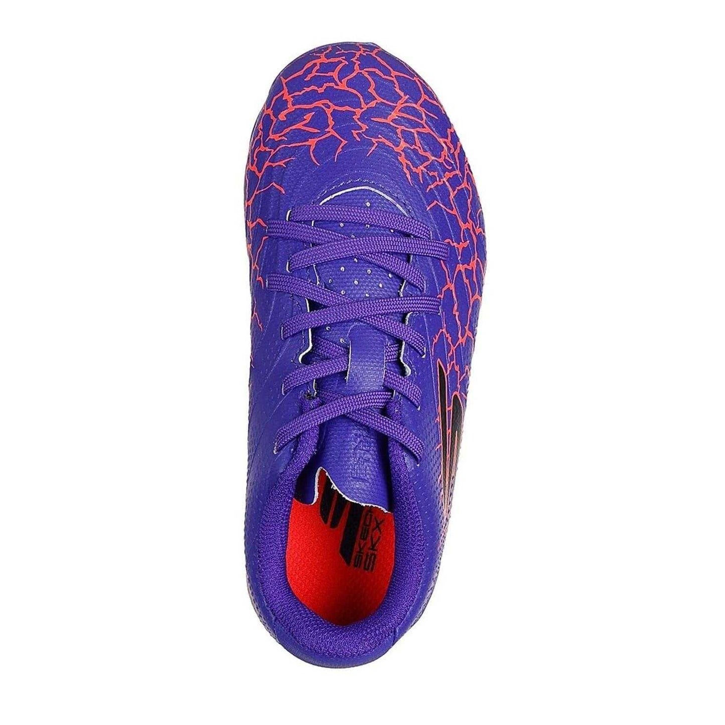 Purple - Side - Skechers Childrens-Kids Firm Ground Football Boots