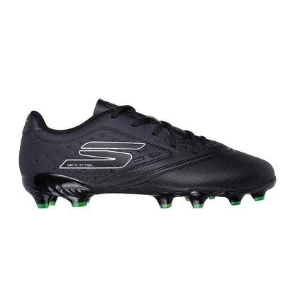 Black - Front - Skechers Childrens-Kids Firm Ground Football Boots
