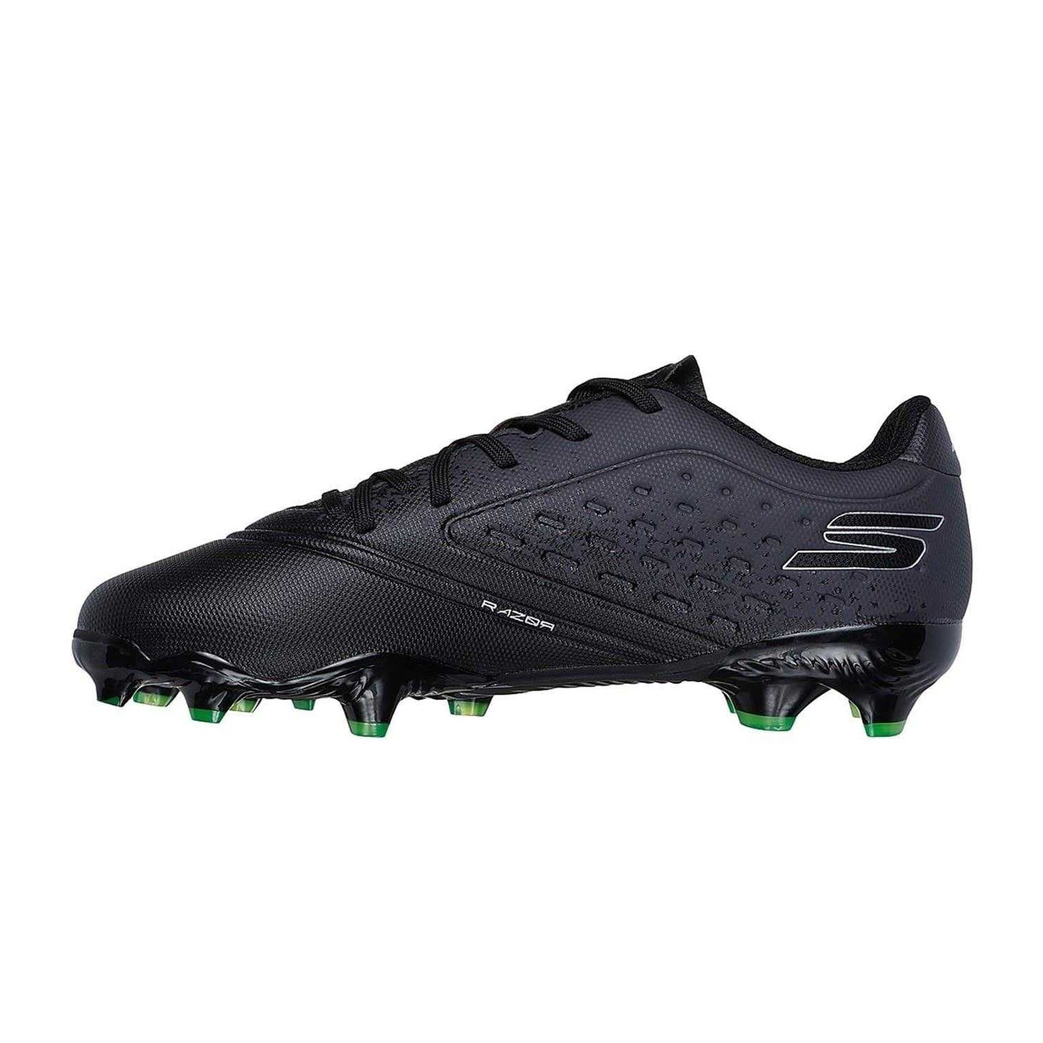 Black - Back - Skechers Childrens-Kids Firm Ground Football Boots