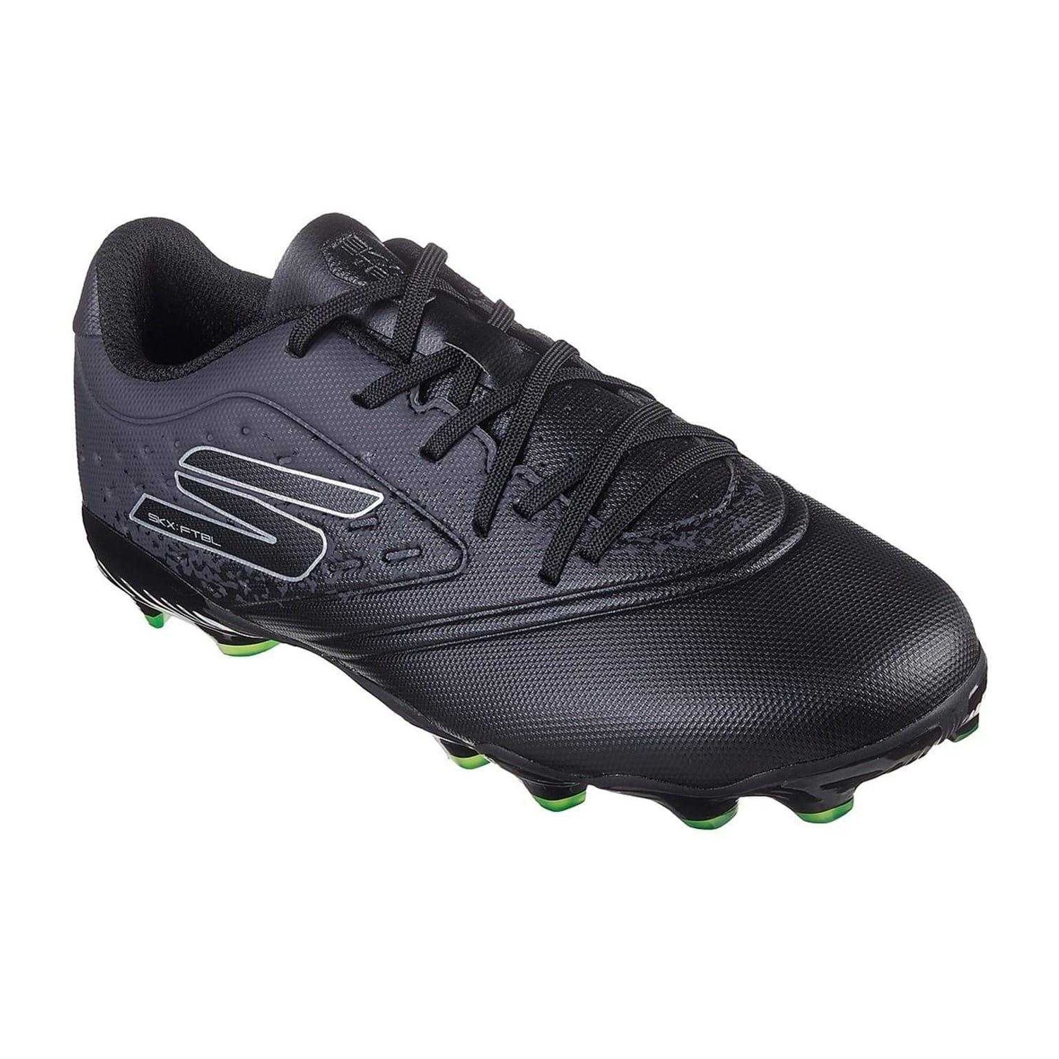 Black - Pack Shot - Skechers Childrens-Kids Firm Ground Football Boots