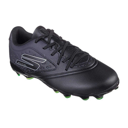 Black - Pack Shot - Skechers Childrens-Kids Firm Ground Football Boots