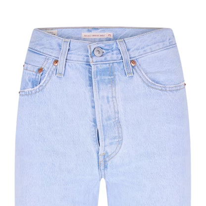 Ojai Shore - Side - Levis Womens-Ladies Ribcage High Rise Straight Leg Jeans