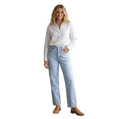 Ojai Shore - Lifestyle - Levis Womens-Ladies Ribcage High Rise Straight Leg Jeans