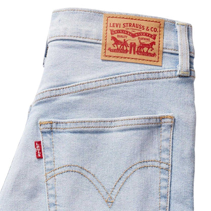 All Alone - Side - Levis Womens-Ladies Ribcage High Rise Straight Leg Jeans