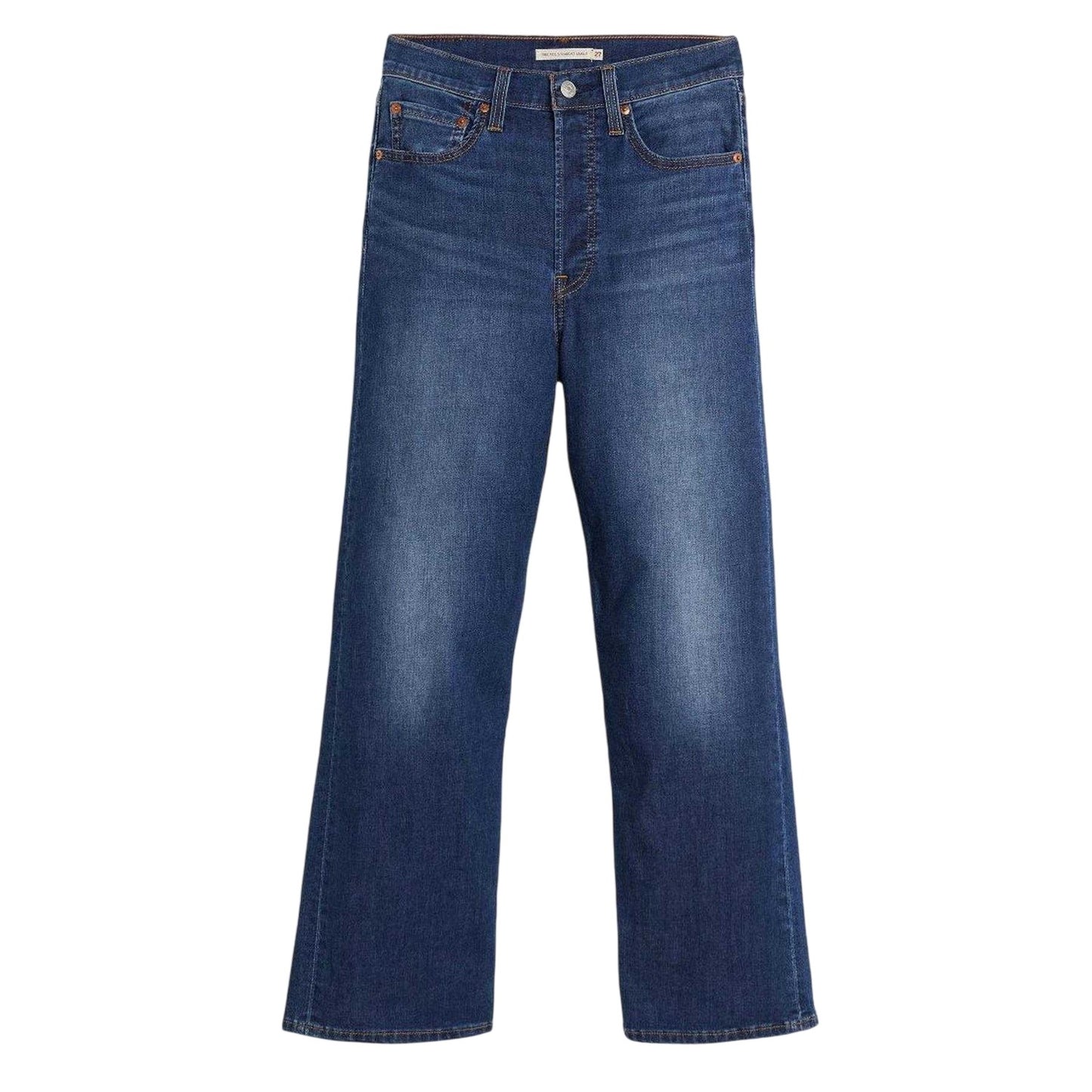 Cool Agenda - Front - Levis Womens-Ladies Ribcage High Rise Straight Leg Jeans