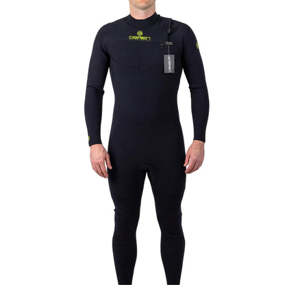 Black - Front - O´Brien Mens Elite Plus Neoprene Full Wetsuit