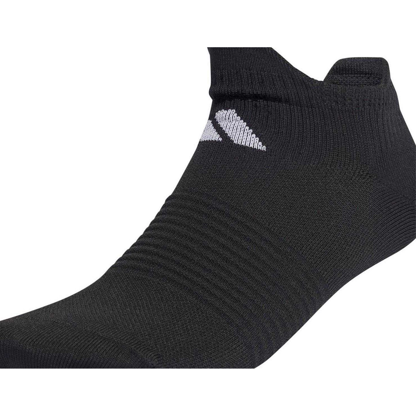 Black - Side - Adidas Childrens-Kids Low Performance Trainer Socks